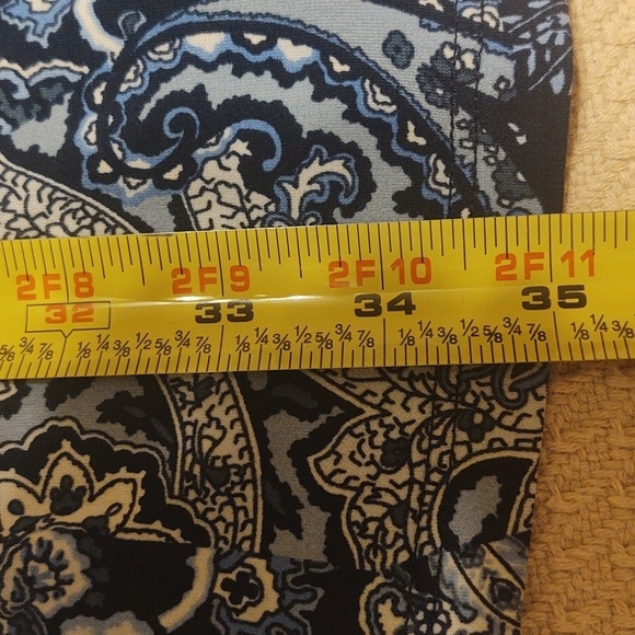 Michael Kors Women's Blue and White Smock Dress - Picture 6 of 7